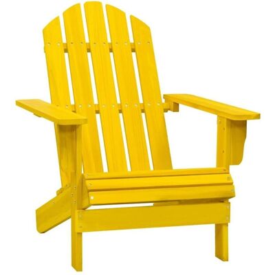 vidaXL Solide Fichtenholz Garten Adirondack Stuhl - Gartensessel vidaXL Solide Fichtenholz Garten Adirondack Stuhl - Gartensessel