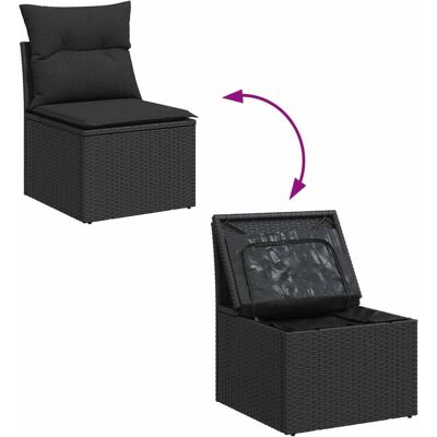 vidaXL Gartenlounge, Nataretta (Tisch 80 cm) vidaXL Gartenlounge, Nataretta (Tisch 80 cm)