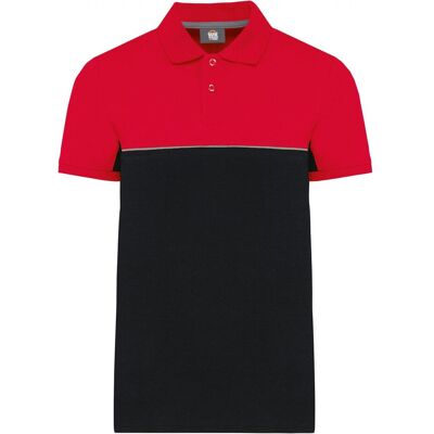 Kariban, Arbeitsoberteil, Zweifarbiges Poloshirt (XS) Kariban, Arbeitsoberteil, Zweifarbiges Poloshirt (XS)