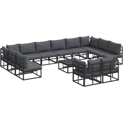 vidaXL Gartenlounge, Kakonin (with table) vidaXL Gartenlounge, Kakonin (with table)
