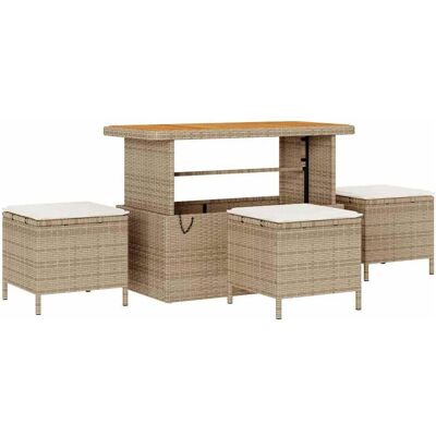 Vidaxl Gartentisch-Set - 4 Teile für 4 Personen Vidaxl Gartentisch-Set - 4 Teile für 4 Personen