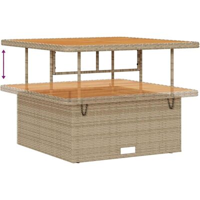 vidaXL Gartenlounge, Leslie (Tisch 100 cm) vidaXL Gartenlounge, Leslie (Tisch 100 cm)
