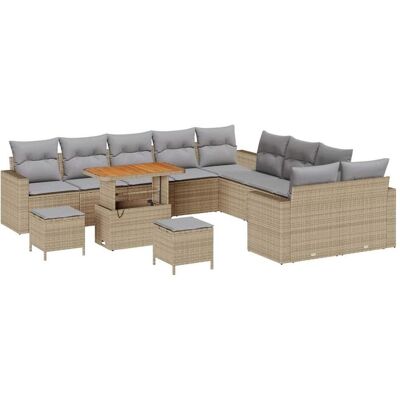 vidaXL Gartenlounge, Wacolano (Tisch 90 cm) vidaXL Gartenlounge, Wacolano (Tisch 90 cm)