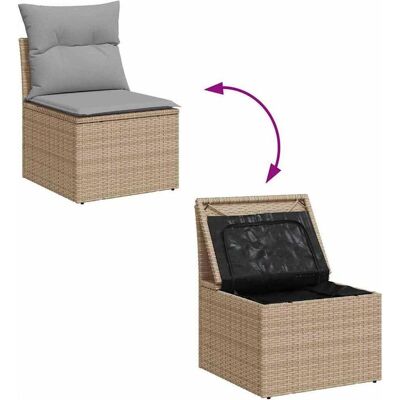 vidaXL Gartenlounge, Raronon (Tisch 80 cm) vidaXL Gartenlounge, Raronon (Tisch 80 cm)