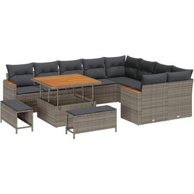 vidaXL Gartenlounge, Harlesborn (Tisch 100 cm) vidaXL Gartenlounge, Harlesborn (Tisch 100 cm)
