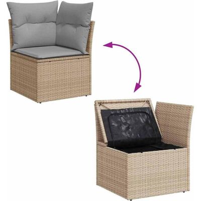 vidaXL Gartenlounge, Laufenbach (Tisch 80 cm) vidaXL Gartenlounge, Laufenbach (Tisch 80 cm)