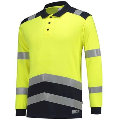 Tricorp, Arbeitsoberteil, 203003FluoryellowInk5XL Poloshirt Multinorm Bicolor (5XL) Tricorp, Arbeitsoberteil, 203003FluoryellowInk5XL Poloshirt Multinorm Bicolor (5XL)