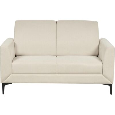 Beliani Beiges Stoffsofa 2-Sitzer - Sofa Beliani Beiges Stoffsofa 2-Sitzer - Sofa