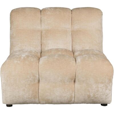Dutchbone, Sofa + Bettsofa, Sofa Element Hackman No Arm Velours Beige (Modular Sofa) Dutchbone, Sofa + Bettsofa, Sofa Element Hackman No Arm Velours Beige (Modular Sofa)