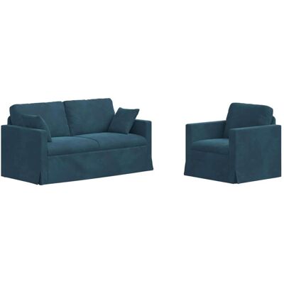 vidaXL Sofa + Bettsofa, Justin 1-Seater +2-Seater (140 cm) vidaXL Sofa + Bettsofa, Justin 1-Seater +2-Seater (140 cm)