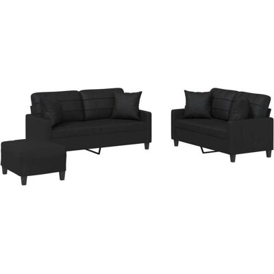vidaXL Sofa + Bettsofa, Ada With pillows & footstool vidaXL Sofa + Bettsofa, Ada With pillows & footstool