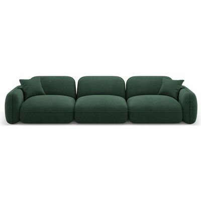 Christian Lacroix Modulares Sofa - Samt Grün 4-Sitzer Christian Lacroix Modulares Sofa - Samt Grün 4-Sitzer