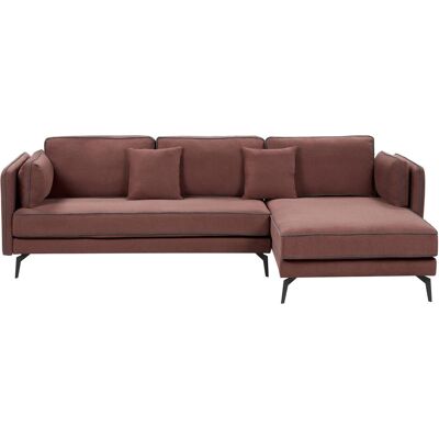 Beliani L-Form Wohnlandschaft mit Kissen - Sofá esquinero moderno Beliani L-Form Wohnlandschaft mit Kissen - Sofá esquinero moderno