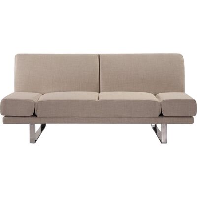 Beliani Schlafsofa York - 2er mit verstellbaren Armlehnen Beliani Schlafsofa York - 2er mit verstellbaren Armlehnen