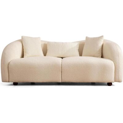 Homitis Beigefarbener 2-Sitzer Venedik Sofa - Modern & Langlebig Homitis Beigefarbener 2-Sitzer Venedik Sofa - Modern & Langlebig