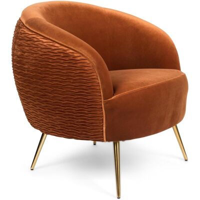 Bold Monkey, Sessel, So Curvy lounge chair orange Bold Monkey, Sessel, So Curvy lounge chair orange
