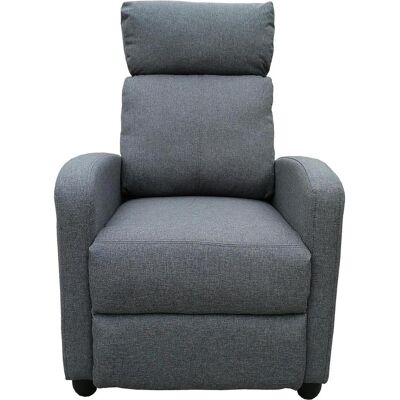 HTI-Living, Sessel, Relaxsessel Corrado Leinen Grau HTI-Living, Sessel, Relaxsessel Corrado Leinen Grau