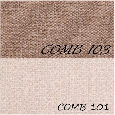 Home123, Sofa + Bettsofa, Sofa DOLORES Kamm 103 hellbraun + Kamm 101 beige (3-Sitzer) Home123, Sofa + Bettsofa, Sofa DOLORES Kamm 103 hellbraun + Kamm 101 beige (3-Sitzer)