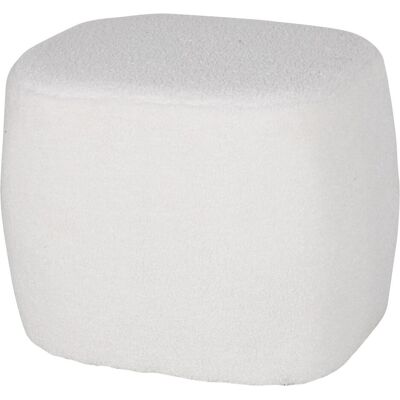 Domoletti, Hocker + Pouf, Pouf HS-NP02-1, white, 50 cm x 40.5 cm x 40.5 cm Domoletti, Hocker + Pouf, Pouf HS-NP02-1, white, 50 cm x 40.5 cm x 40.5 cm