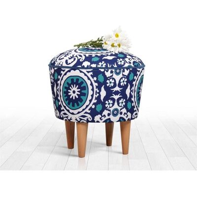 Atelier del Sofa Puff Sky - Blau, Weiß - Sofa Puff Atelier del Sofa Puff Sky - Blau, Weiß - Sofa Puff