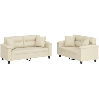 vidaXL Sofa + Bettsofa, Calliope With pillows (2-Sitzer) vidaXL Sofa + Bettsofa, Calliope With pillows (2-Sitzer)