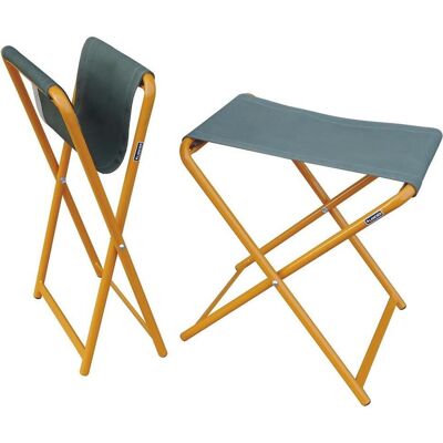 Lancier, Hocker + Pouf, Kabellöterstuhl 85 klappbar, mit Segeltuch-Sitzfläche Lancier, Hocker + Pouf, Kabellöterstuhl 85 klappbar, mit Segeltuch-Sitzfläche