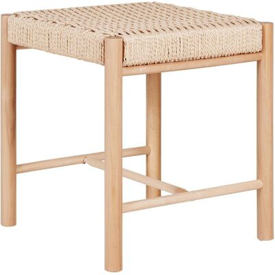 House Nordic Abano Hocker - Pappel mit Naturflettsitz - Inneneinrichtung House Nordic Abano Hocker - Pappel mit Naturflettsitz - Inneneinrichtung