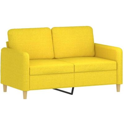 vidaXL Sofa + Bettsofa, 3-tlg. Sofagarnitur mit Kissen Hellgelb Stoff,Farbe (Polstergruppe) vidaXL Sofa + Bettsofa, 3-tlg. Sofagarnitur mit Kissen Hellgelb Stoff,Farbe (Polstergruppe)