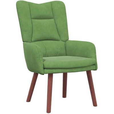 vidaXL Sessel, Relaxsessel Hellgrün Samt vidaXL Sessel, Relaxsessel Hellgrün Samt
