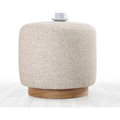 Atelier del Sofa Cheriton Beiger Pouf - Möbel Atelier del Sofa Cheriton Beiger Pouf - Möbel