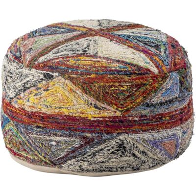 Bloomingville Torano Mehrfarbiger Pouf - Sitzpuff Bloomingville Torano Mehrfarbiger Pouf - Sitzpuff