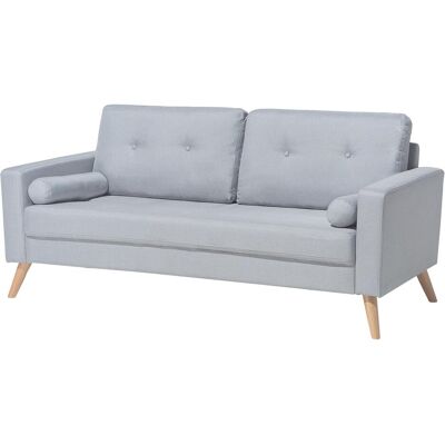 Beliani Stoffsofa Grau 2-Sitzer - Modernes Polster Beliani Stoffsofa Grau 2-Sitzer - Modernes Polster