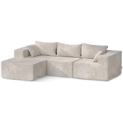 Vicco, Sofa + Bettsofa, Ecksofa mit Relaxfunktion Nuvio, Beige, 250 x 169 cm (Ecksofa) Vicco, Sofa + Bettsofa, Ecksofa mit Relaxfunktion Nuvio, Beige, 250 x 169 cm (Ecksofa)