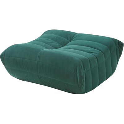 En.Casa, Hocker + Pouf, Fusshocker Kodsø 35x80x65 cm Cord Grün En.Casa, Hocker + Pouf, Fusshocker Kodsø 35x80x65 cm Cord Grün