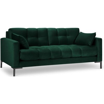 Micadoni Samt 2-Sitzer Sofa Flaschengrün - Sofa Micadoni Samt 2-Sitzer Sofa Flaschengrün - Sofa