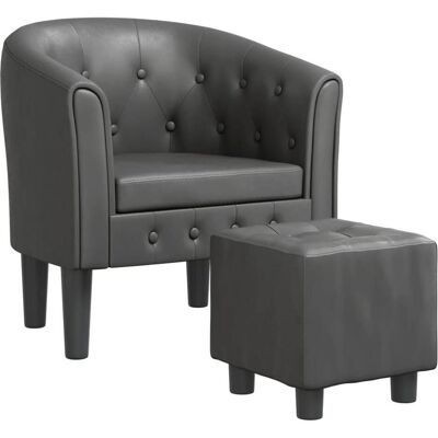 vidaXL Sessel, Crosby With footstool vidaXL Sessel, Crosby With footstool