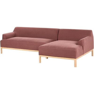 BELIANI Modell Sosjo - Stilvolles Roter Ecksofa - Sofa BELIANI Modell Sosjo - Stilvolles Roter Ecksofa - Sofa