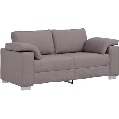 Vidaxl - Love Seat Taupe - Sofa, 140cm, Modernes Design Vidaxl - Love Seat Taupe - Sofa, 140cm, Modernes Design
