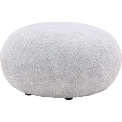 Venture Home Bologna Grauer Teddy-Pouf - Hocker Venture Home Bologna Grauer Teddy-Pouf - Hocker