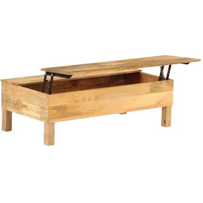 vidaXL Tömör mangófa dohányzóasztal 110 x 55 x 35 cm - Couchtisch vidaXL Tömör mangófa dohányzóasztal 110 x 55 x 35 cm - Couchtisch