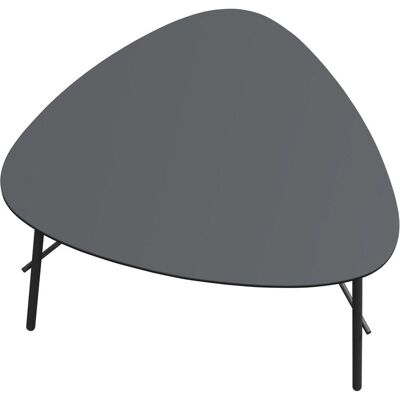 PAPERFLOW LAZY Beistelltisch - Modern, Schwarz, Tripod, MDF PAPERFLOW LAZY Beistelltisch - Modern, Schwarz, Tripod, MDF