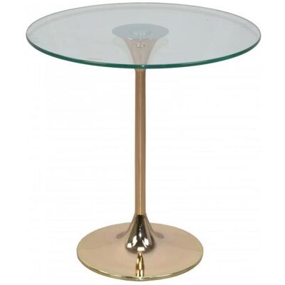 INOSIGN Gold Beistelltisch - Rund, 45x47cm INOSIGN Gold Beistelltisch - Rund, 45x47cm