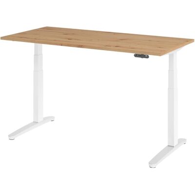Hammerbacher Elektrischer Höhenverstellbarer Schreibtisch - 160x80 Eiche Hammerbacher Elektrischer Höhenverstellbarer Schreibtisch - 160x80 Eiche