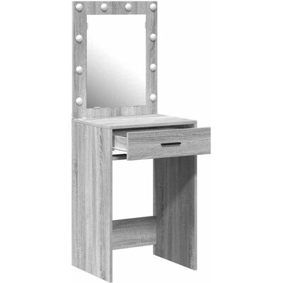 vidaXL Grauer Sonoma Schminktisch - Make-up Tisch vidaXL Grauer Sonoma Schminktisch - Make-up Tisch