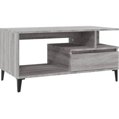 MAISONCHIC Kompakter Couchtisch - Couchtisch - Grau Sonoma - Couchtisch MAISONCHIC Kompakter Couchtisch - Couchtisch - Grau Sonoma - Couchtisch