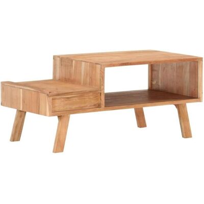 vidaXL Massiv Akazien Holz Couchtisch 100x50x45 cm vidaXL Massiv Akazien Holz Couchtisch 100x50x45 cm