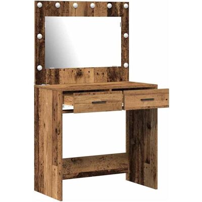 vidaXL Rustik Holz Holzwerkstoff Spiegel - Schminktisch vidaXL Rustik Holz Holzwerkstoff Spiegel - Schminktisch