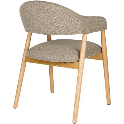 2x White Label Living, Stühle, Armchair Indy Dark Brown 2x White Label Living, Stühle, Armchair Indy Dark Brown