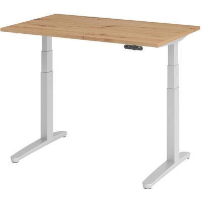 HAMMERBACHER Elektrischer Höhenverstellbarer Schreibtisch - Asteiche - 120x80cm HAMMERBACHER Elektrischer Höhenverstellbarer Schreibtisch - Asteiche - 120x80cm
