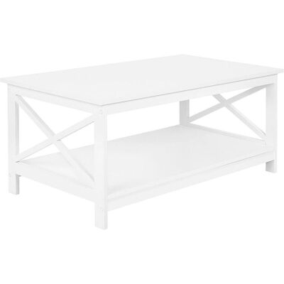 Beliani FOSTER Weißer Couchtisch - Coffee Table Beliani FOSTER Weißer Couchtisch - Coffee Table